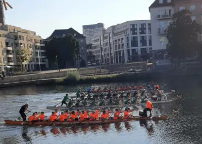 Drachenboot-Festival: EnergieMEDLs und KanalSEMs Kopf an Kopf mit der Konkurrenz