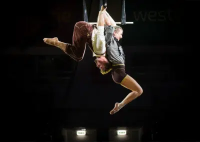 medl-Nacht der Sieger Show Akrobatik in der Luft