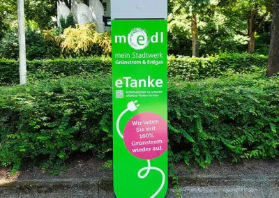 medl-eTanke öffentliche Ladestation Bergstraße