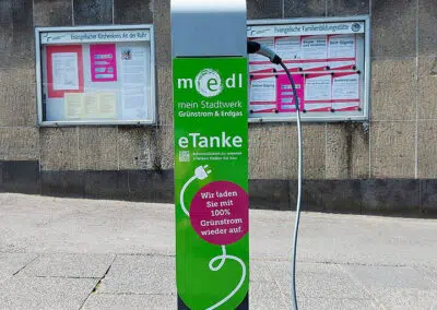 medl-eTanke öffentliche Ladestation Kaiserstraße