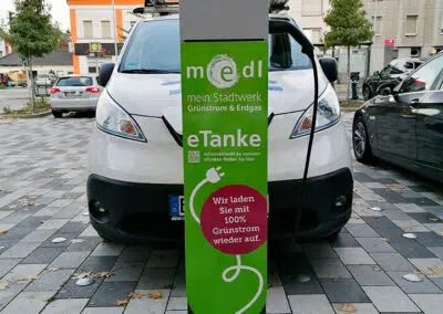 medl-eTanke öffentliche Ladestation Oberhausener Straße