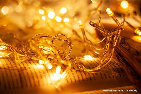 Energie sparen an Weihnachten mit LED-Lichterketten